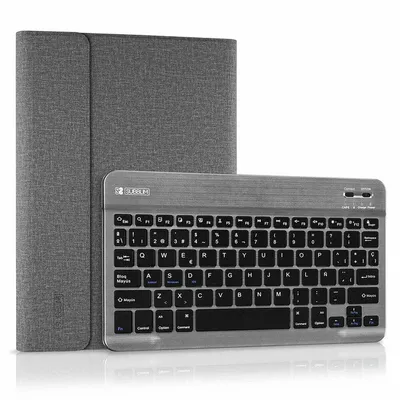 Image de Subblim Keytab Pro Bluetooth Keyboard Case pour tablettes 10.1"-10.8" / Gris