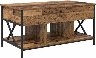 Obrázek produktu pro vidaXL Konferenční stolek z recyklovaného dřeva 100 x 55 x 48,5 cm Dřevotřísková deska