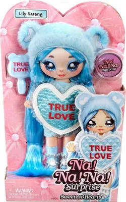 Produktbild von Na! Na! Na! Surprise Sweetest Hearts Doll- Lily Sarang (Blue), Modepuppe, Weiblich, 5 Jahr(e), Mädchen, 190 mm, Mehrfarbig