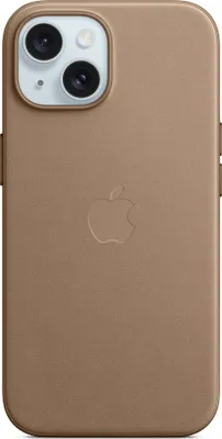Produktbild von Apple iPhone 15 Feingewebe Case mit MagSafe, taupe