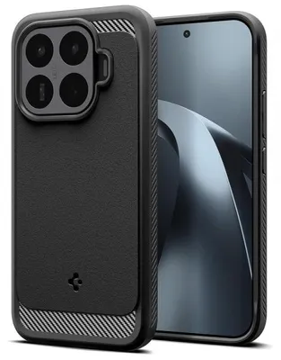Image de Coque de protection Spigen Rugged Armor, noire, pour Xiaomi 17T Pro, modèle ACS11869