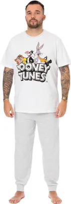 Produktbild von Looney Tunes - Pánské pyžamo s dlouhými kalhotami NS7095 (L) (Bílá)