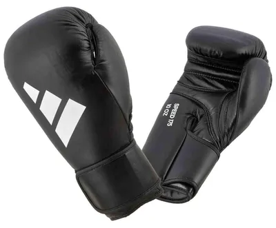 Produktbild von adidas Boxhandschuhe Speed 175 2.0 Leder schwarz Unzen/OZ - 12