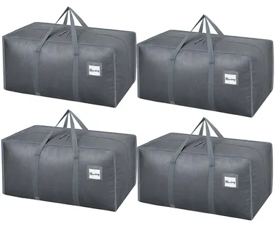 Produktbild von Omgoods – Aufbewahrungstasche 120L, wasserdicht – 4er-Pack – Transporttaschen – Aufbewahrungstaschen für Kleidung – geeignet für Reisen/Camping – faltbar – Aufbewahrungsbeutel