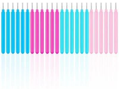 24-teiliges Papier-Quilling-Werkzeug-Set mit Nadeln