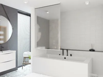 Image de DEMI-CASSETTE ROULEAU DE DOUCHE 7 LARGES AU CHOIX BLANC GRIS VERT BLEU (120, pierre de lait)
