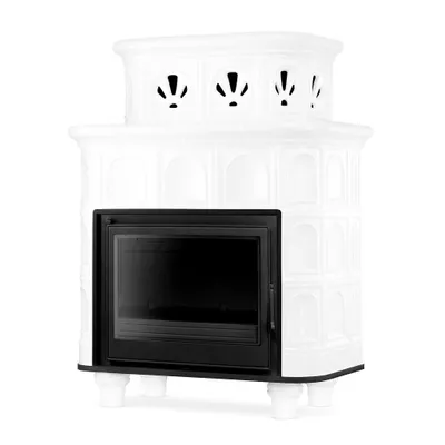 Produktbild von Kaminofen Kachelofen Hellbrunn Blmschv2 11kW klassisches Design Weiss