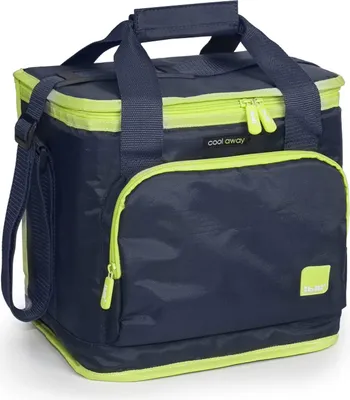 Immagine prodotto di Borsa termica Ibili-Hella, poliestere, 29x20x28 cm, 15 l, blu/verde