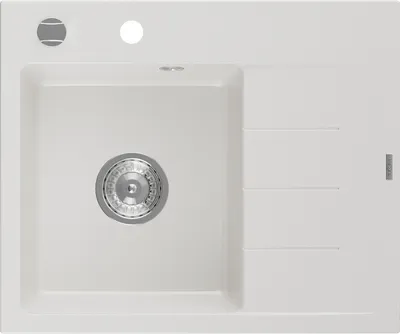 Zdjęcie produktu dla Zlewozmywak granitowy Mexen Ben 1-komorowy 600x500 mm, biały
