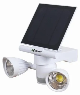 Image de Spot Solaire 2X4W Led 600 Lumens Avec Detecteur