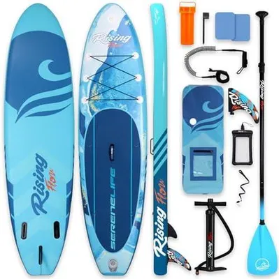 Imagen del producto de Tabla de paddle surf inflable con remo y bomba