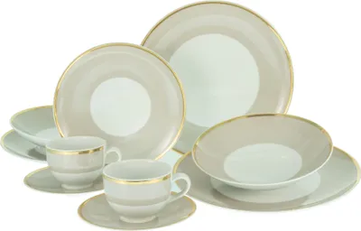 Produktbild von CreaTable, 23774, Festive Creme, Kombiservice 10-tlg, Porzellan