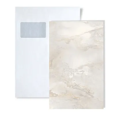 Immagine prodotto di 1 Campione di pannello da parete S-23180 WallFace GENESIS White AR+ S-GLASS Collection | Formato circa A5