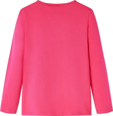 Produktbild von vidaXL Kinder-Langarmshirt Knallrosa 140