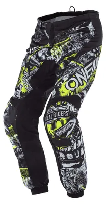 Obrázek produktu pro Element Pants Attack v.18 - Black/Neon Yellow, Velikost: M