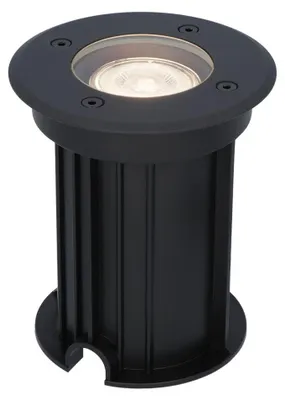 Image de HOFTRONIC - Spot LED au sol rond 4W 345lm 4000K Dimmable Noir IP67