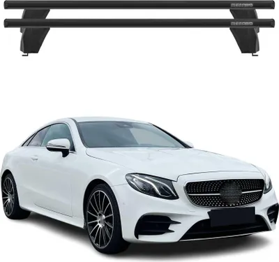 Produktbild von Menabo Dachträger für Mercedes E Klasse C238 Coupe 2017-2025 75kg Alu Schwarz 2x