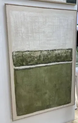 Produktbild von Leinwand alan 100x150cm grün - Atmosphera créateur d'intérieur