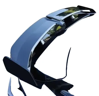 Obrázek produktu pro Zadní spoiler, aerodynamický design, univerzální velikost, černý