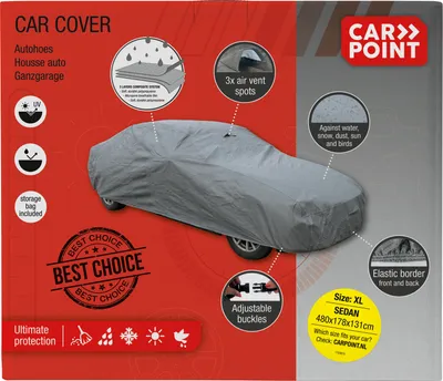 Zdjęcie produktu dla Carpoint Autohoes Ultimate Protection XL 480 x 178 x 131 cm