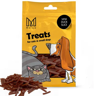 Produktbild von Katzenleckerli - Mini-Entenschnitzel 50g