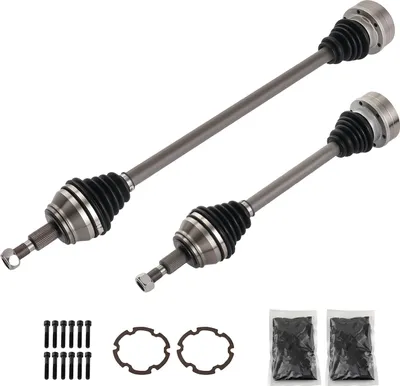 Image de 2 piššces ARBRE DE TRANSMISSION POUR BORA GOLF IV PASSAT LEON OCTAVIA TOLEDO AVANT KIT BO?TE DE VITESSES