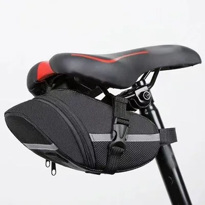 Productafbeelding van Fietsbagageboxen - Bagageboxen - Fietsbagageboxen voor onder het zadel - Fietszakken - Waterdichte telefoonhoesjes voor fietsen - Met reflecterende strepen