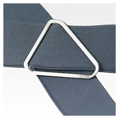 Produktbild von Herren Hosenträger X-Form mit silberfarbenem Metallkreuz, 2,5 cm breit, bis 150 cm lang