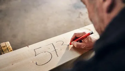 Produktbild von edding 8890 Zimmermannsbleistift 16,6 cm rot automatisch