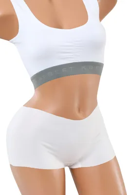Produktbild von ALBERT KREUZ 3er Pack Damen Panty Shorts Lasercut nahtlos Clean Cut Baumwolle Elasthan weiß, 38-40 / M
