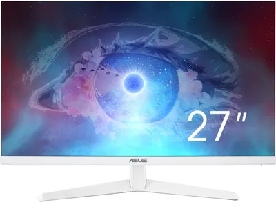 Produktbild von ASUS VY279HE-W, 68,6 cm (27"), 1920 x 1080 Pixel, Full HD, LED, 1 ms, Weiß