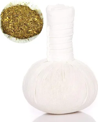 Zdjęcie produktu dla 10 szt. Kitama Stempel ziołowy Tajskie zioła 200g  - do tradycyjnych masaży i odnowy biologicznej - 100% naturalnych składników