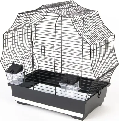 Produktbild von Vogelkäfig Vogelheim Vogelbauer schwarz