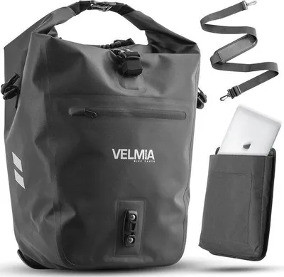 Produktbild von Famanu Fahrradtasche wasserdicht mit Tragegriff - Hintere Fahrradtaschen