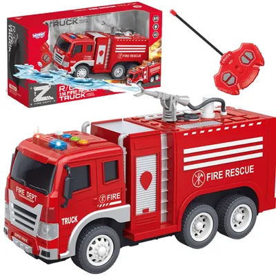 Produktbild von Woopie Ferngesteuertes RC-Feuerwehrauto mit Wassersprühfunktion