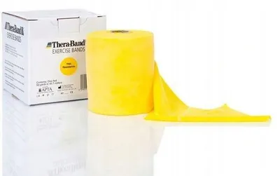 Produktbild von Thera-Band Trainingsband Gelb 5,5m Fitness Widerstandsband