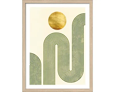 Produktbild von Gerahmtes Bild Shapes Of The Earth III 33x43 cm