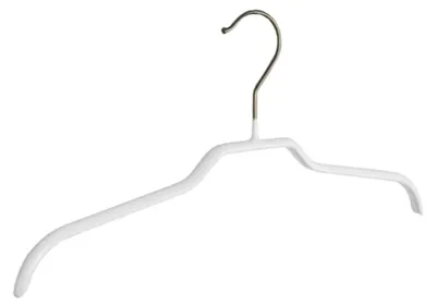Productafbeelding van Kledinghanger Set van 40 Stuks - Metaal - Wit - Antislip Coating