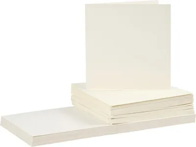Obrázok produktu pre Creativ Company 23119, Biela, 160 mm, 160 mm, 50 kusov