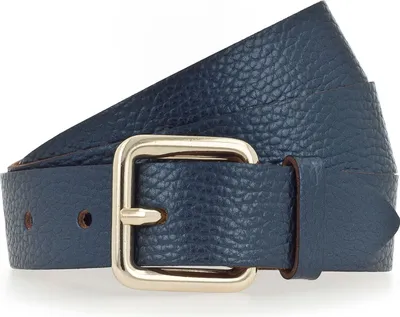 Produktbild von Vanzetti Leder Gürtel 30mm Metallic Belt W90 Blue Metallic dunkelblau