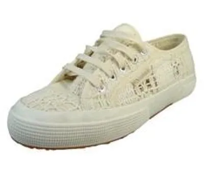 Obrázek produktu pro Superga Dámské vysoké tenisky 2750 Crochet Macrame S31614W béžové