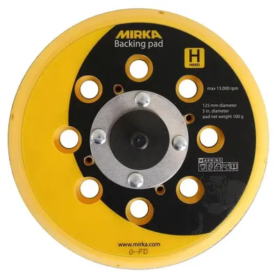 Produktbild von Mirka Schleifteller Abranet 125mm 5/16" Grip 28L hart *8292502021