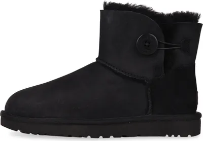 Produktbild von UGG Mini Bailey Buttons II Black Schwarz - Große 39
