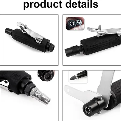 Produktbild von Tragbares pneumatisches Schleifwerkzeug Mini-Gravurwerkzeug-Set Handpoliermaschine 1/4in Luftschleifmaschine
