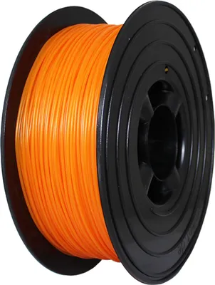 Produktbild von OWL-Filament 3D-Drucker PLA 1,75mm 1kg Spule Rolle (Orange Transparent)
