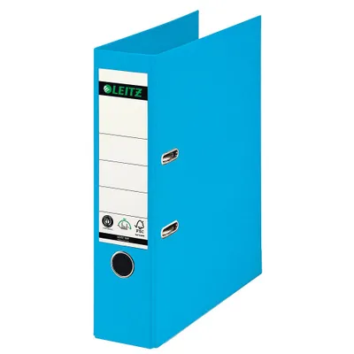 Produktbild von LEITZ 1007 Ordner hellblau Karton 8,0 cm DIN A4