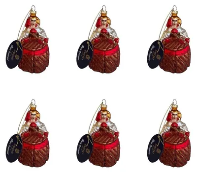 Immagine prodotto di Elzusha - Set di 6 ornamenti natalizi in mosaico