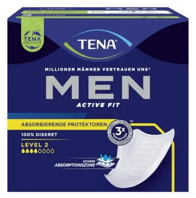 Produktbild von 6x TENA Men Active Fit Level 2 Inkontinenzeinlage | Packung (20 Stück)