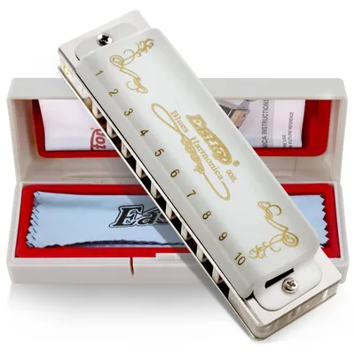 Productafbeelding van Diatonische Blues Harmonica - 10-Holes - Toets C