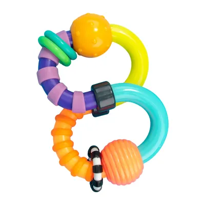 Produktbild von Beißring Rassel Spielzeug Sensoren ACHT SASSY 3m+